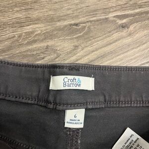 Croft & Barrow Charcoal Trousers